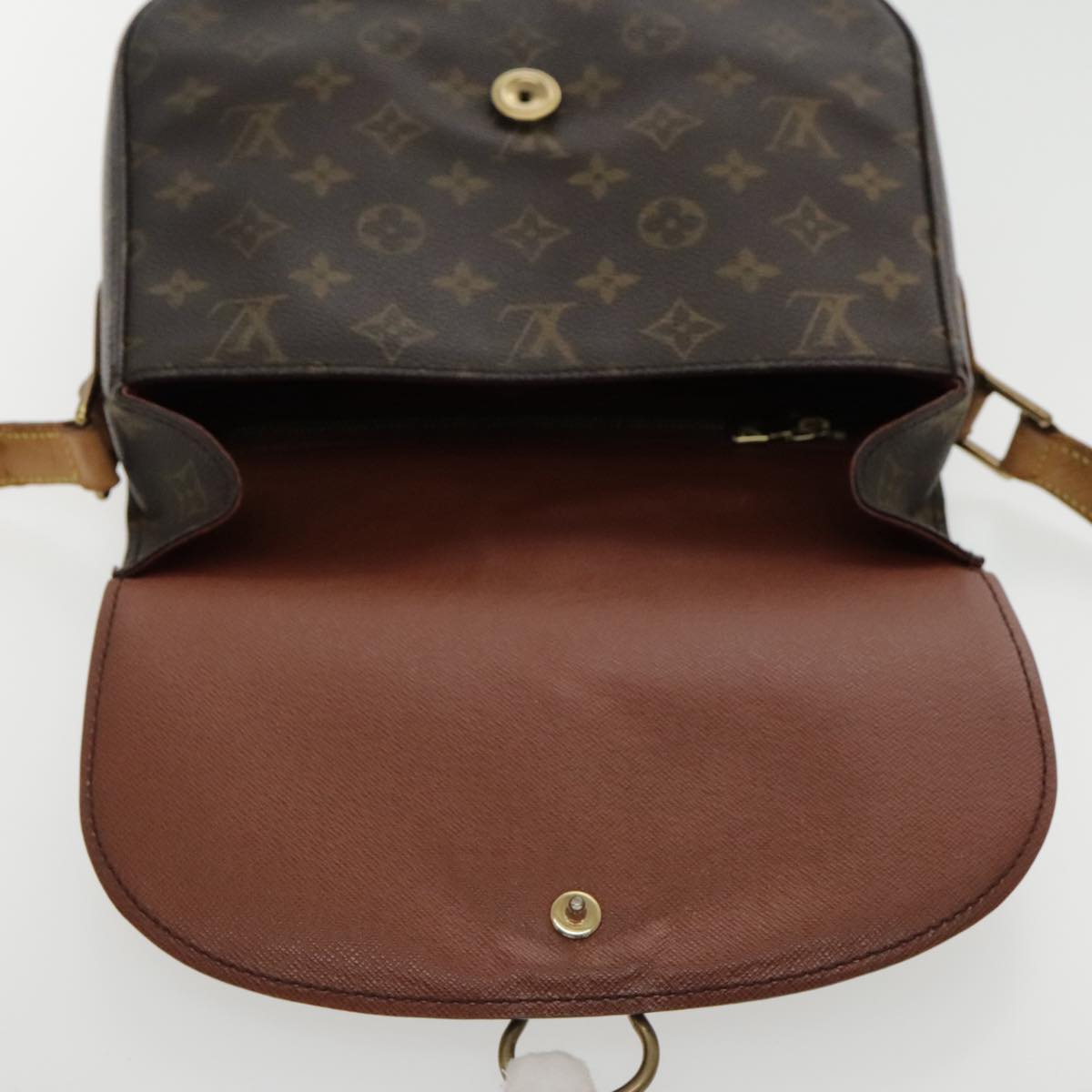 LOUIS VUITTON Monogram Saint Cloud GM Shoulder Bag M51242 LV Auth yk15435