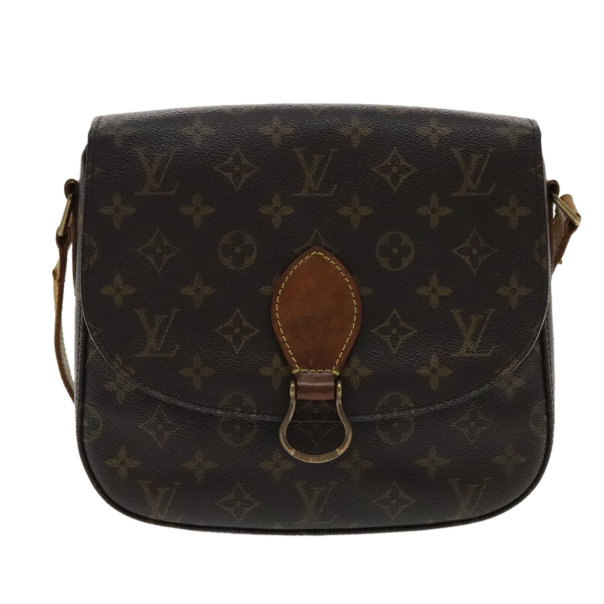 LOUIS VUITTON Monogram Saint Cloud GM Shoulder Bag M51242 LV Auth yk15435