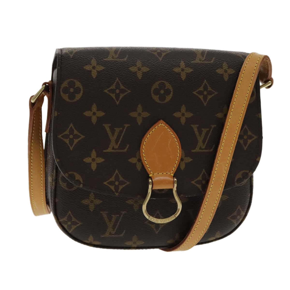 LOUIS VUITTON Monogram Saint Cloud MM Shoulder Bag M51243 LV Auth yk15454