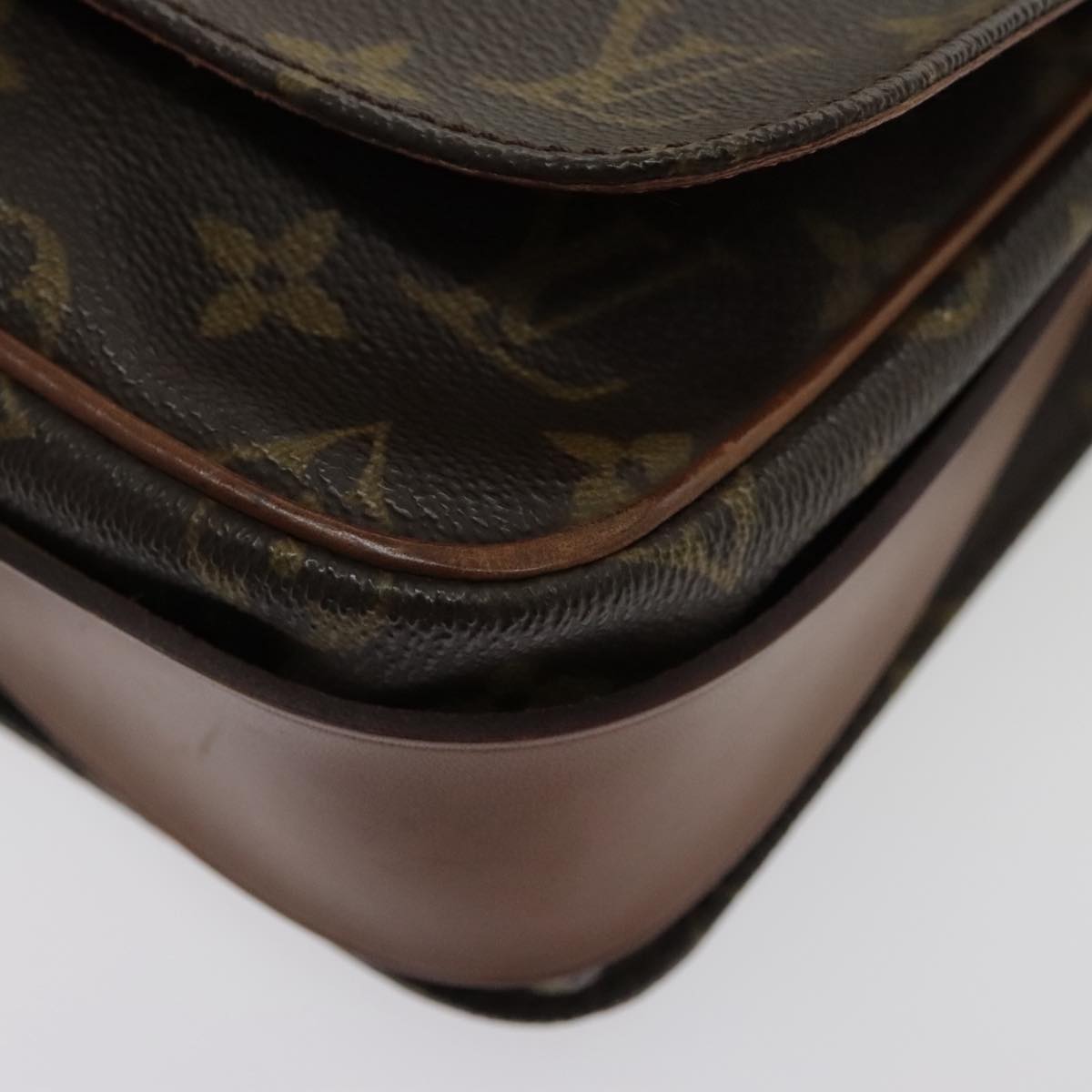 LOUIS VUITTON Monogram Cartouchiere MM Shoulder Bag M51253 LV Auth yk15467