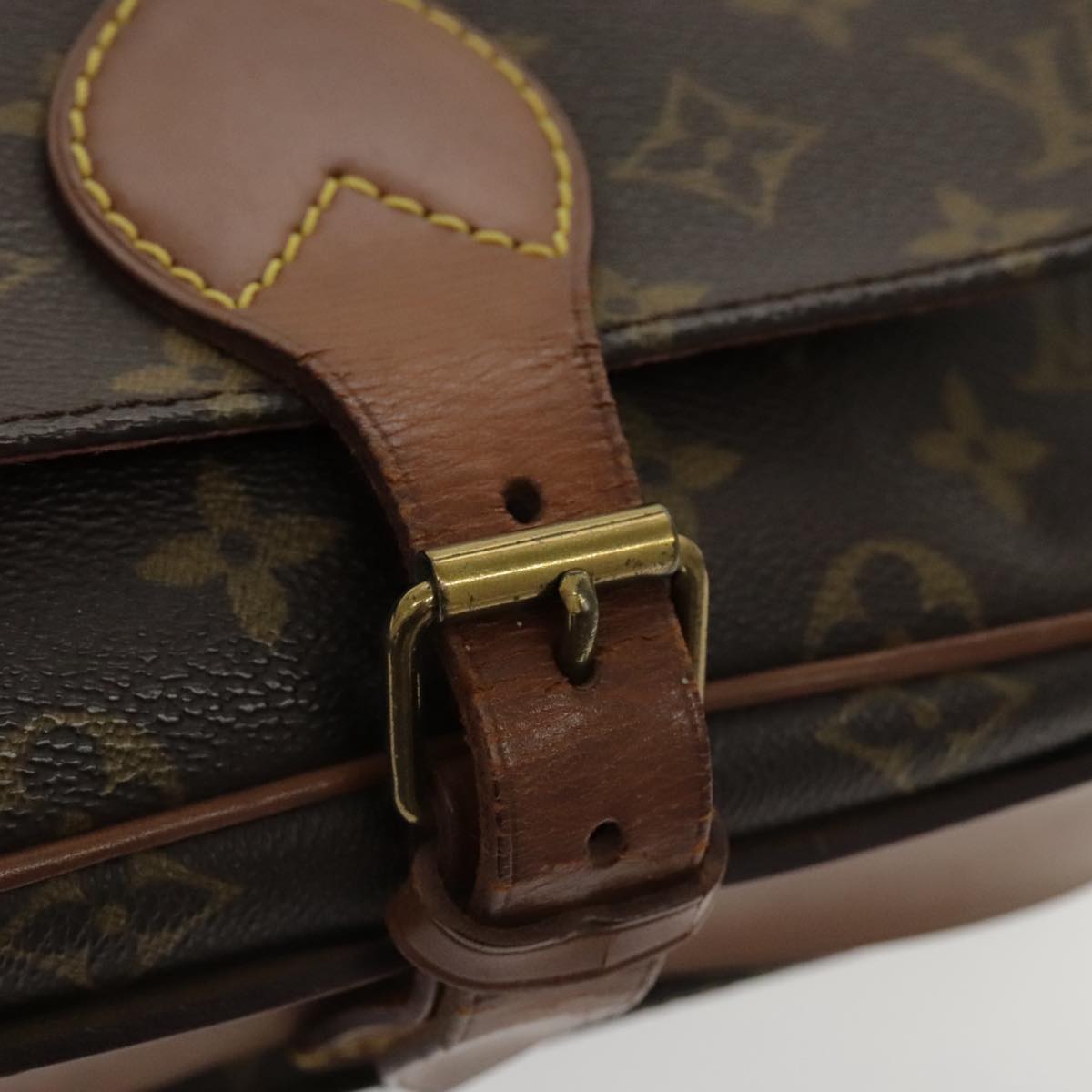 LOUIS VUITTON Monogram Cartouchiere MM Shoulder Bag M51253 LV Auth yk15467