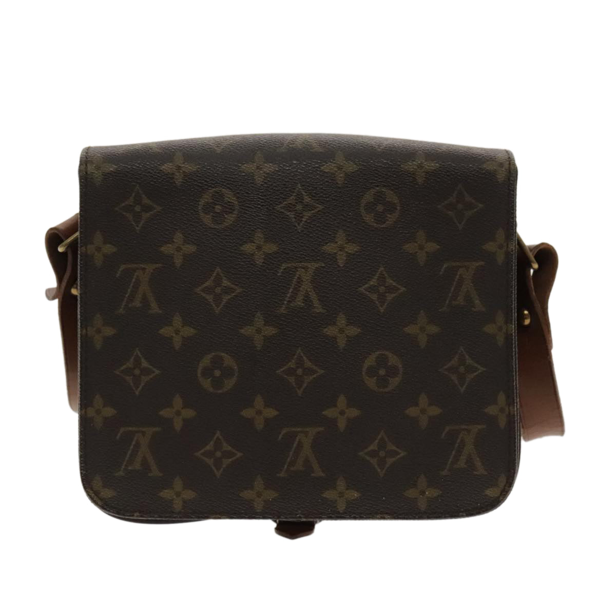 LOUIS VUITTON Monogram Cartouchiere MM Shoulder Bag M51253 LV Auth yk15467 - 0