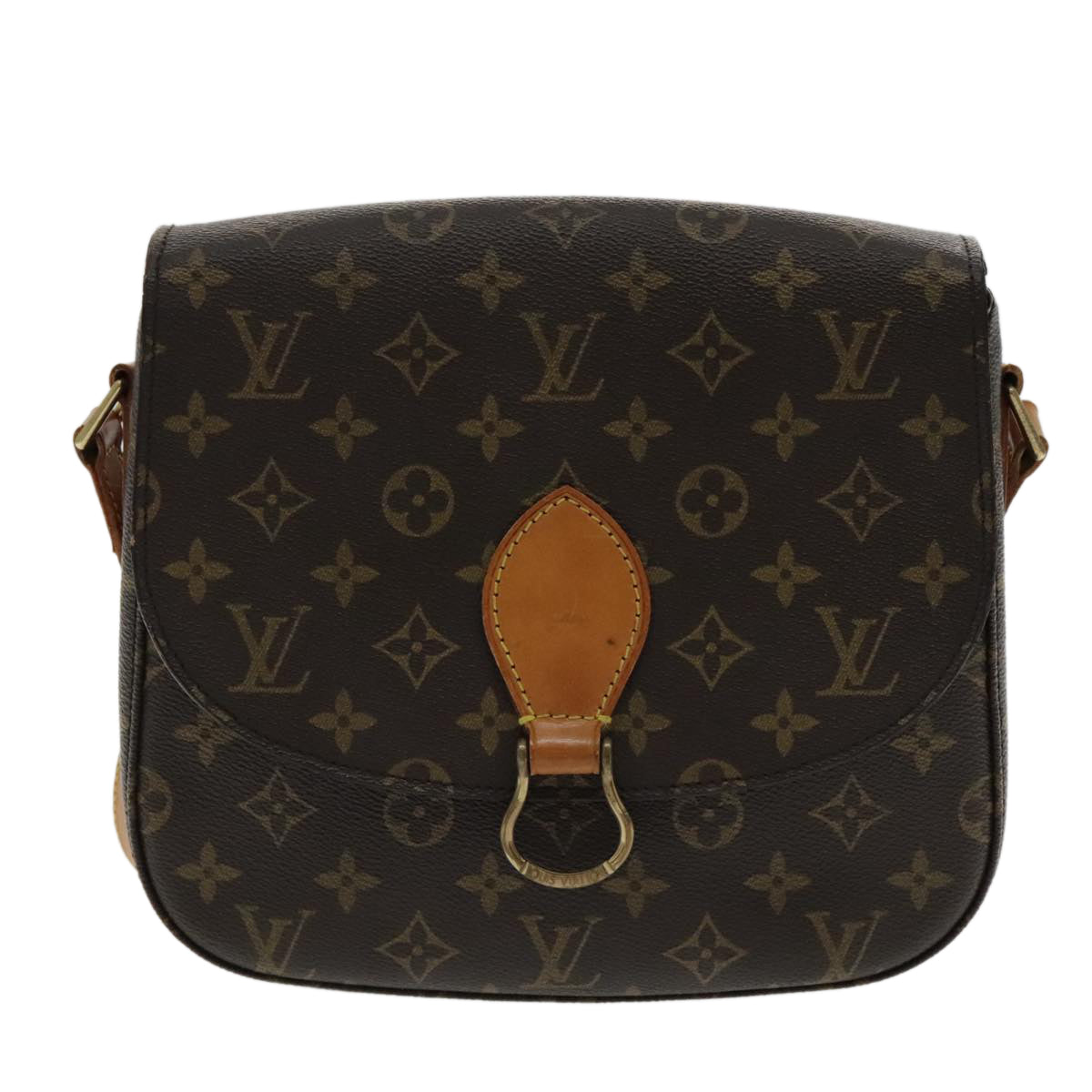 LOUIS VUITTON Monogram Saint Cloud GM Shoulder Bag M51242 LV Auth yk15471