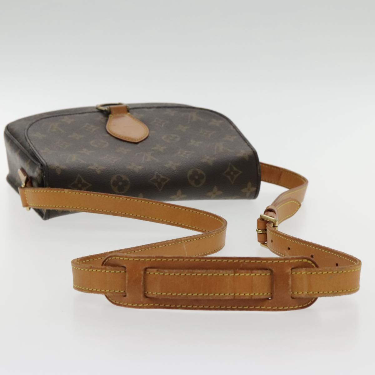 LOUIS VUITTON Monogram Saint Cloud GM Shoulder Bag M51242 LV Auth yk15471