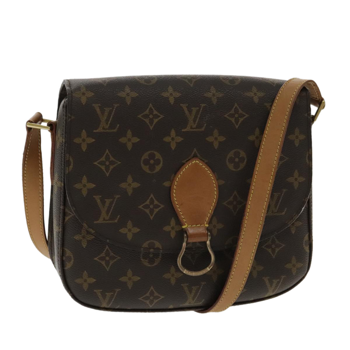 LOUIS VUITTON Monogram Saint Cloud GM Shoulder Bag M51242 LV Auth yk15472