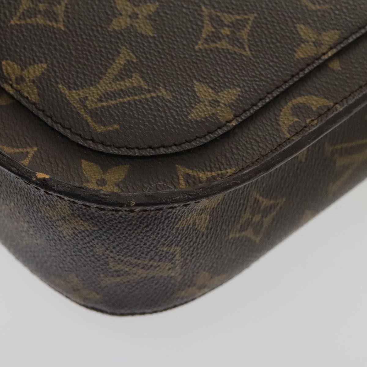 LOUIS VUITTON Monogram Saint Cloud GM Shoulder Bag M51242 LV Auth yk15472