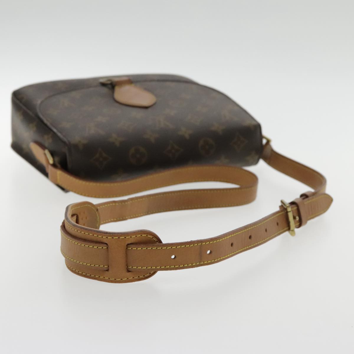 LOUIS VUITTON Monogram Saint Cloud GM Shoulder Bag M51242 LV Auth yk15472