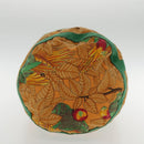 HERMES Shoulder Bag Canvas Orange Gold Auth yk15493-5