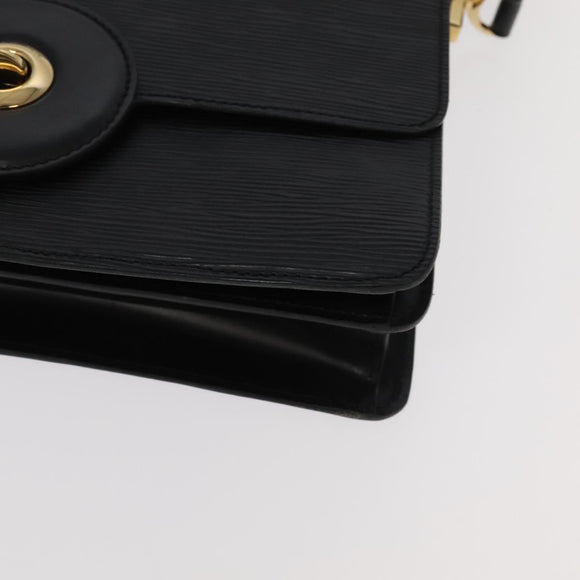 LOUIS VUITTON Epi Free Run Shoulder Bag Black M52402 LV Auth yk15517