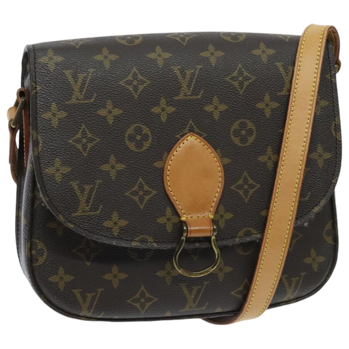 LOUIS VUITTON Monogram Saint Cloud GM Shoulder Bag M51242 LV Auth yk15533