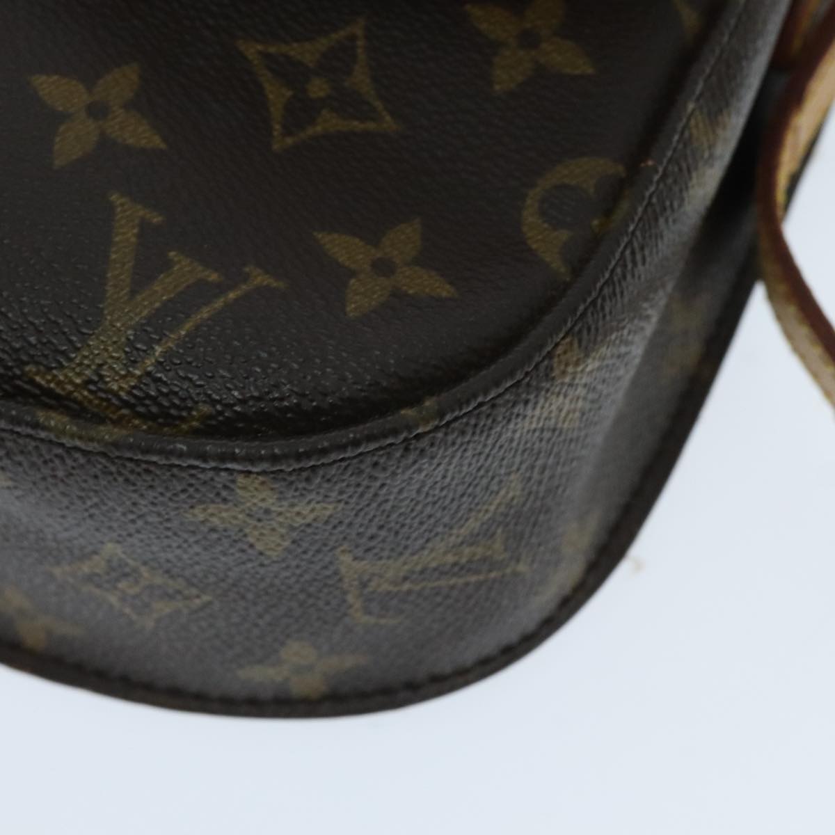 LOUIS VUITTON Monogram Saint Cloud GM Shoulder Bag M51242 LV Auth yk15533