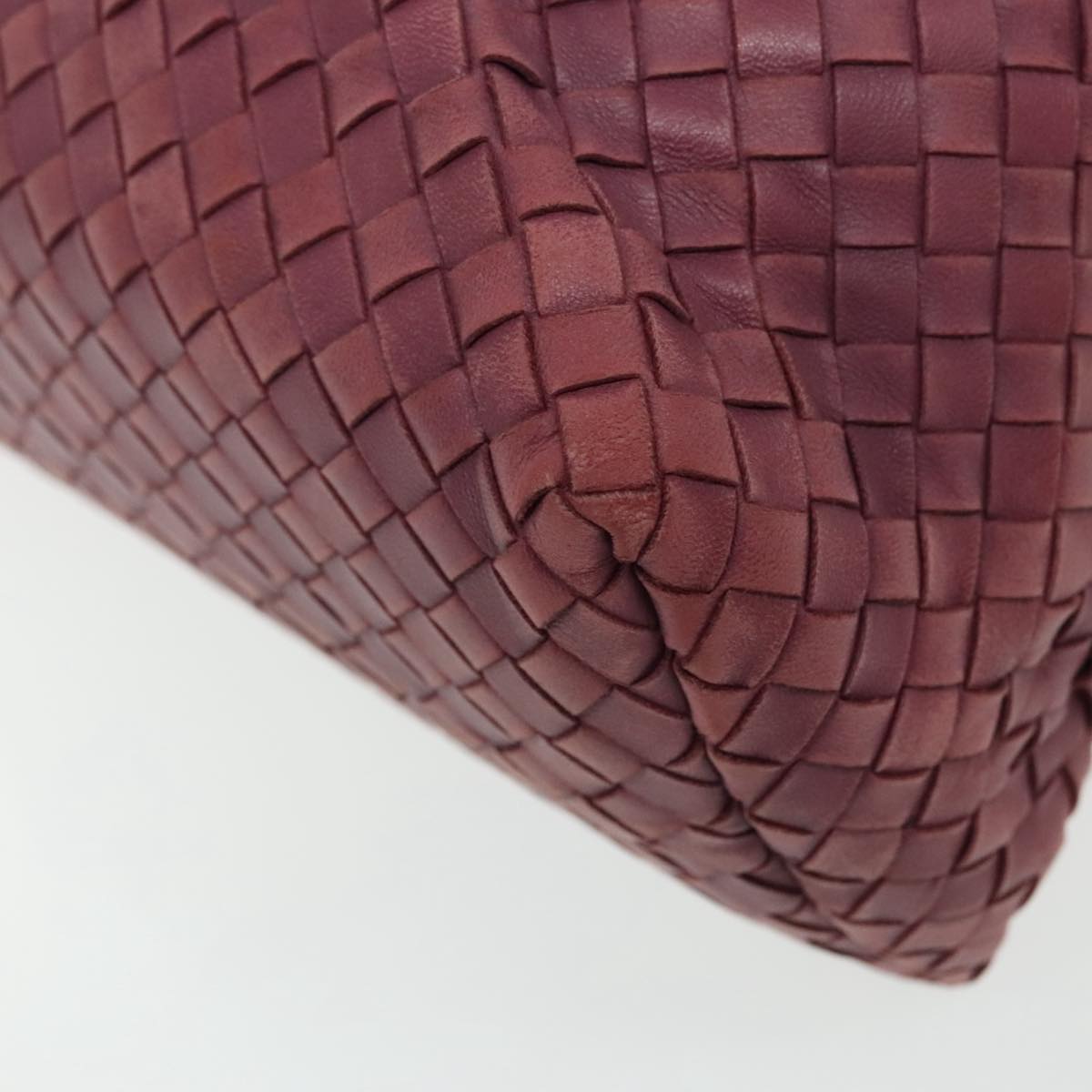 BOTTEGA VENETA INTRECCIATO Tote Bag Leather Outlet Purple 169759 Auth yk15538