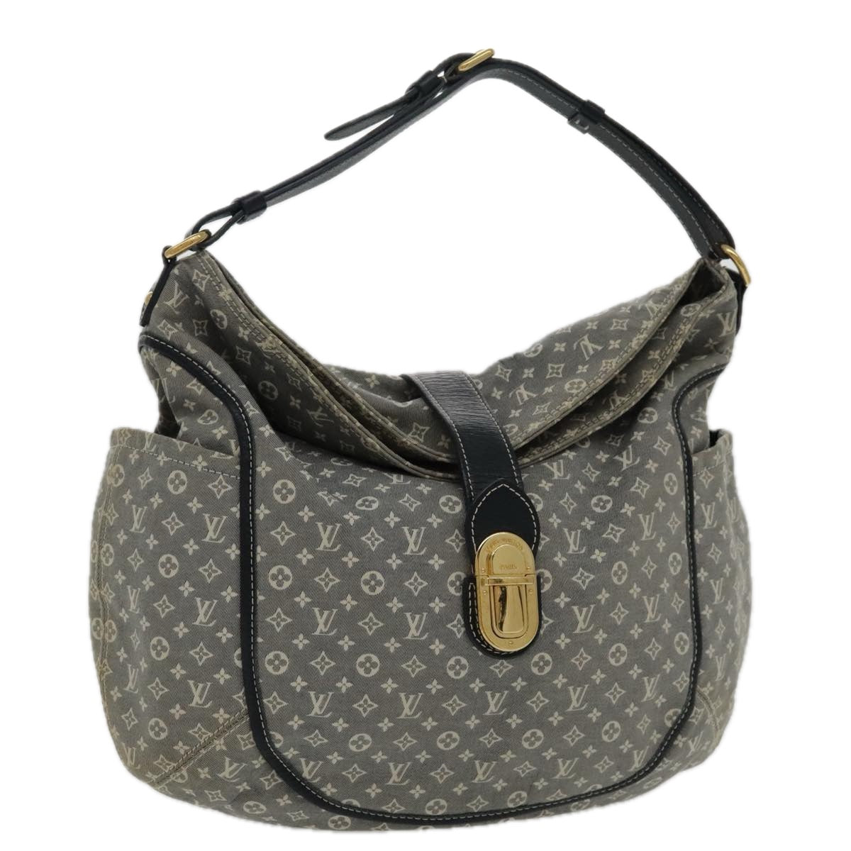 LOUIS VUITTON Monogram Idylle Romance Bag Gray Uncle M56700 LV Auth yk15565