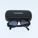 CHANEL Sunglasses plastic Black CC Auth yk15576V-10