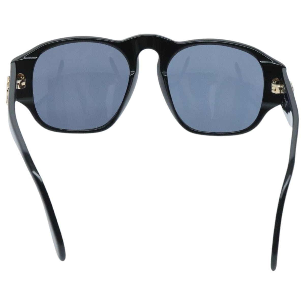 CHANEL Sunglasses plastic Black CC Auth yk15576