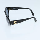 CHANEL Sunglasses plastic Black CC Auth yk15576V-4