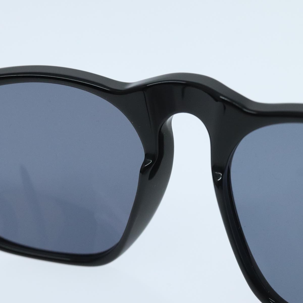 CHANEL Sunglasses plastic Black CC Auth yk15576