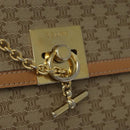 CELINE Macadam Canvas Hand Bag Coated Canvas Beige Auth yk15582V-10