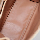 CELINE Macadam Canvas Hand Bag Coated Canvas Beige Auth yk15582V-11