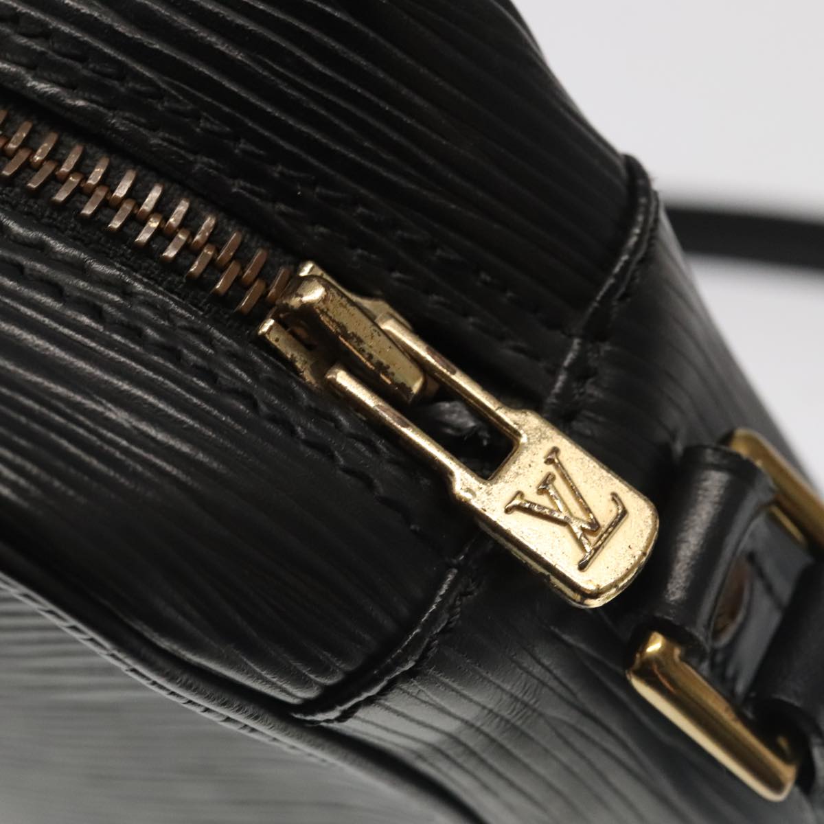 LOUIS VUITTON Epi Trocadero 23 Shoulder Bag Black M52302 LV Auth yk15600