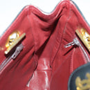 CHANEL Matelasse Chain Shoulder Bag Lamb Skin Black Gold CC Auth yk15615A-25