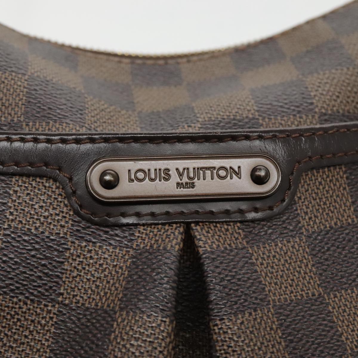 LOUIS VUITTON Damier Ebene Bloomsbury PM Shoulder Bag N42251 LV Auth yk15626