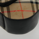 Burberrys Nova Check Shoulder Bag Beige Black Auth yk15637-14