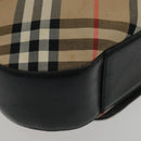 Burberrys Nova Check Shoulder Bag Beige Black Auth yk15637-15