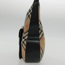 Burberrys Nova Check Shoulder Bag Beige Black Auth yk15637-5