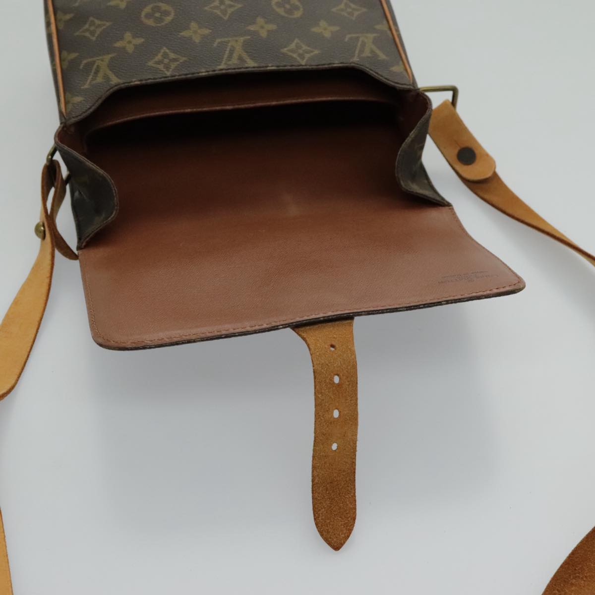 LOUIS VUITTON Monogram Cartouchiere MM Shoulder Bag M51253 LV Auth yk15638