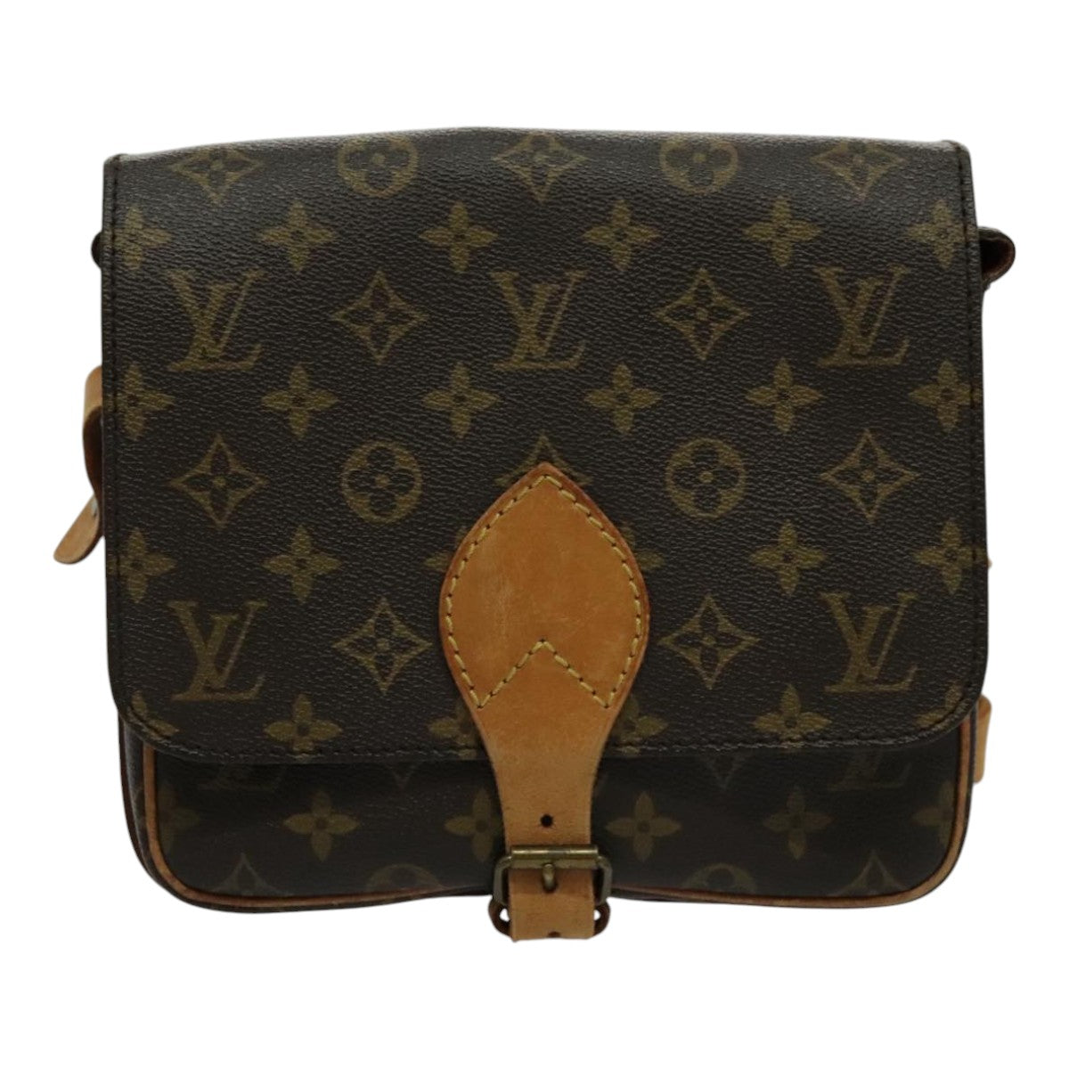 LOUIS VUITTON Monogram Cartouchiere MM Shoulder Bag M51253 LV Auth yk15638 - 0