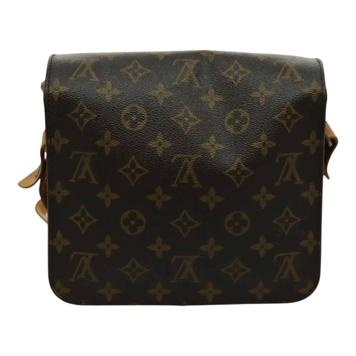 LOUIS VUITTON Monogram Cartouchiere MM Shoulder Bag M51253 LV Auth yk15638