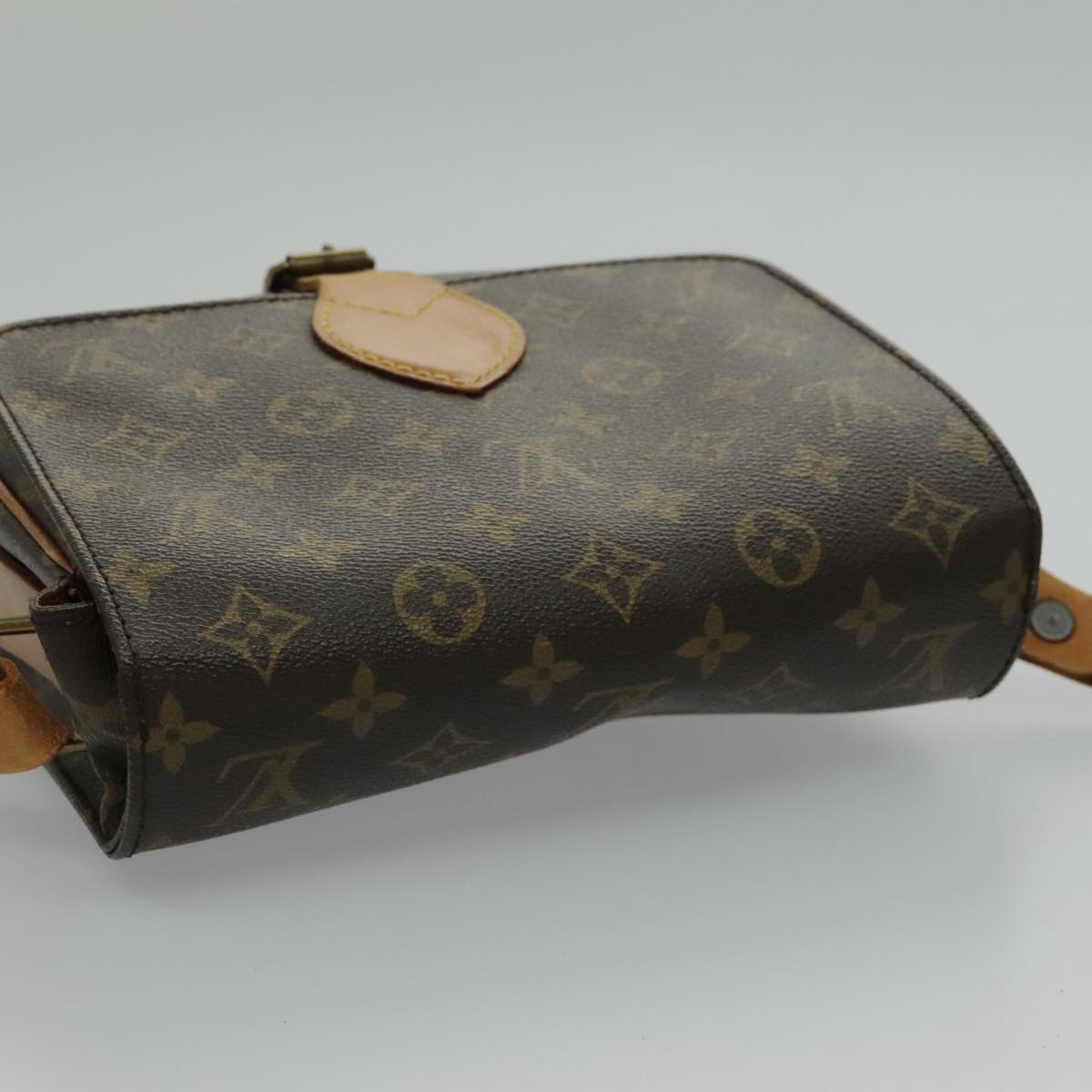 LOUIS VUITTON Monogram Cartouchiere MM Shoulder Bag M51253 LV Auth yk15638