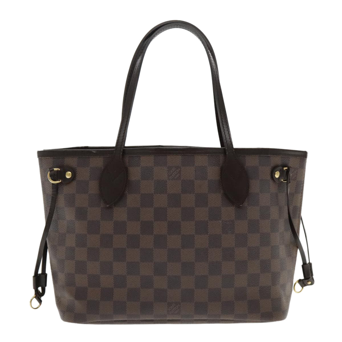 LOUIS VUITTON Damier Ebene Neverfull PM Tote Bag N51109 LV Auth yk15644 - 0