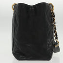 CHANEL Matelasse Chain Tote Bag Caviar Skin GST Black CC Auth yk15656A-4