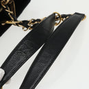 CHANEL Matelasse Chain Tote Bag Caviar Skin GST Black CC Auth yk15656A-7