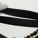 CHANEL Matelasse Chain Tote Bag Caviar Skin GST Black CC Auth yk15656A-14