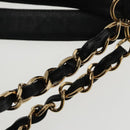 CHANEL Matelasse Chain Tote Bag Caviar Skin GST Black CC Auth yk15656A-8