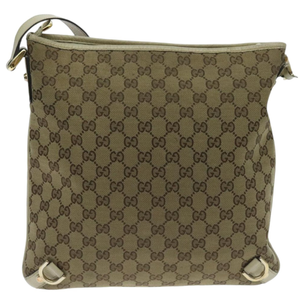 GUCCI GG Canvas Abbey Shoulder Bag Beige Auth yk15663 - 0