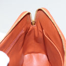 CHANEL Matelasse Chain Shoulder Bag Caviar Skin Orange Gold CC Auth yk15664A-19