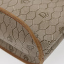Christian Dior Honeycomb Shoulder Bag PVC Leather Beige Auth yk15668-15