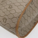 Christian Dior Honeycomb Shoulder Bag PVC Leather Beige Auth yk15668-16