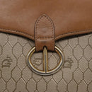 Christian Dior Honeycomb Shoulder Bag PVC Leather Beige Auth yk15668-17