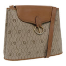 Christian Dior Honeycomb Shoulder Bag PVC Leather Beige Auth yk15668-1