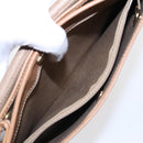 Christian Dior Honeycomb Shoulder Bag PVC Leather Beige Auth yk15668-21