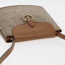 Christian Dior Honeycomb Shoulder Bag PVC Leather Beige Auth yk15668-6