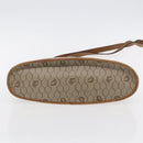 Christian Dior Honeycomb Shoulder Bag PVC Leather Beige Auth yk15668-5