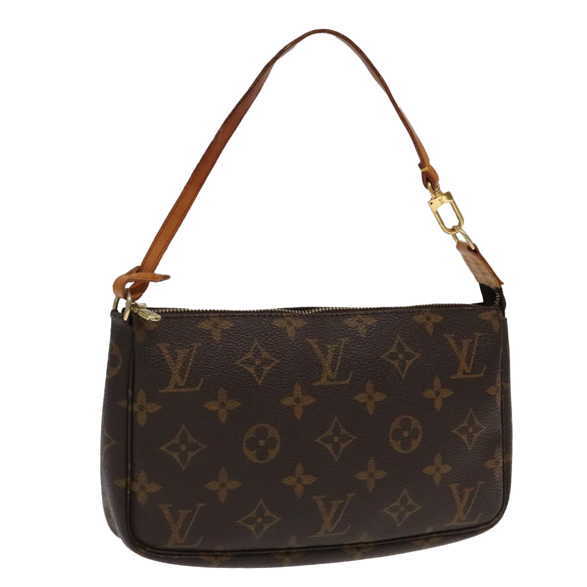 LOUIS VUITTON Monogram Pochette Accessoires Pouch M51980 LV Auth yk15678