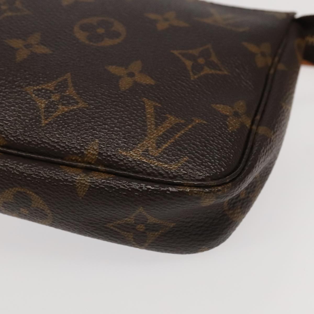 LOUIS VUITTON Monogram Pochette Accessoires Pouch M51980 LV Auth yk15678