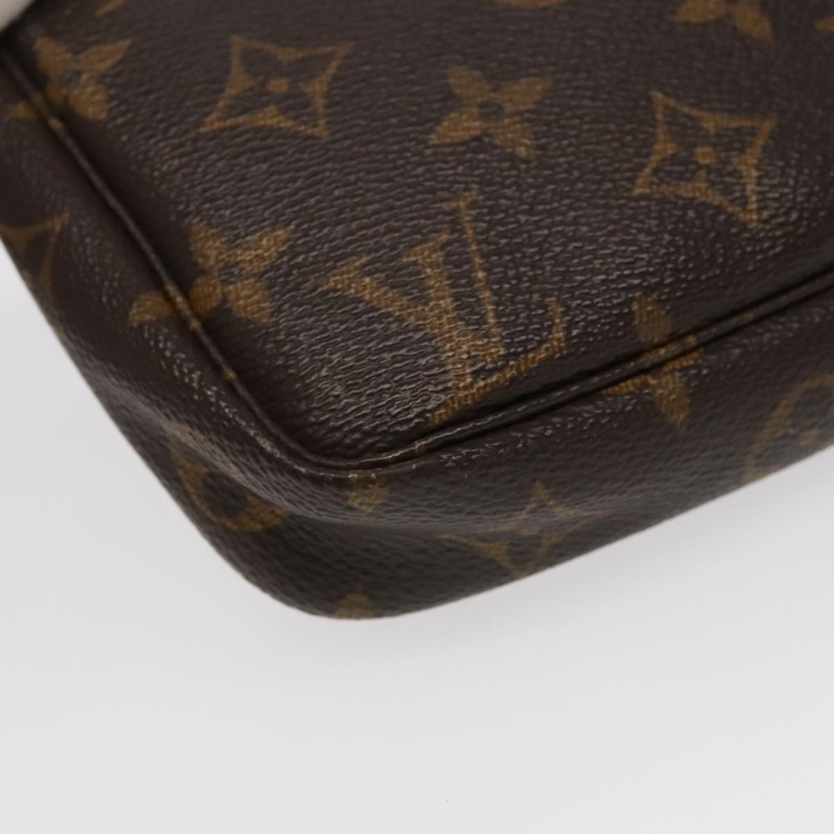 LOUIS VUITTON Monogram Pochette Accessoires Pouch M51980 LV Auth yk15678